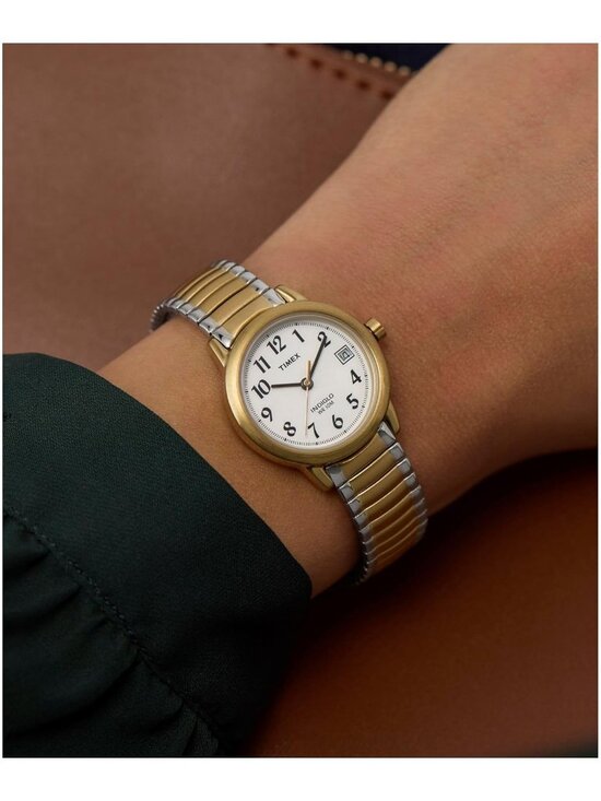 Women\'s White Gold Analog Quartz Easy Reader Adjustable Luminous Classic Watch main image 4